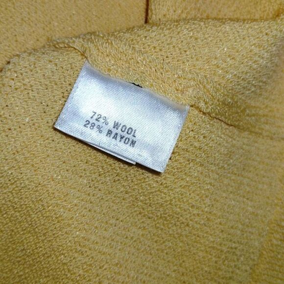 St. John Womens Top Sz Small Buttercup Yellow Tank Scoop Knit Royalty Classicore - Picture 8 of 10